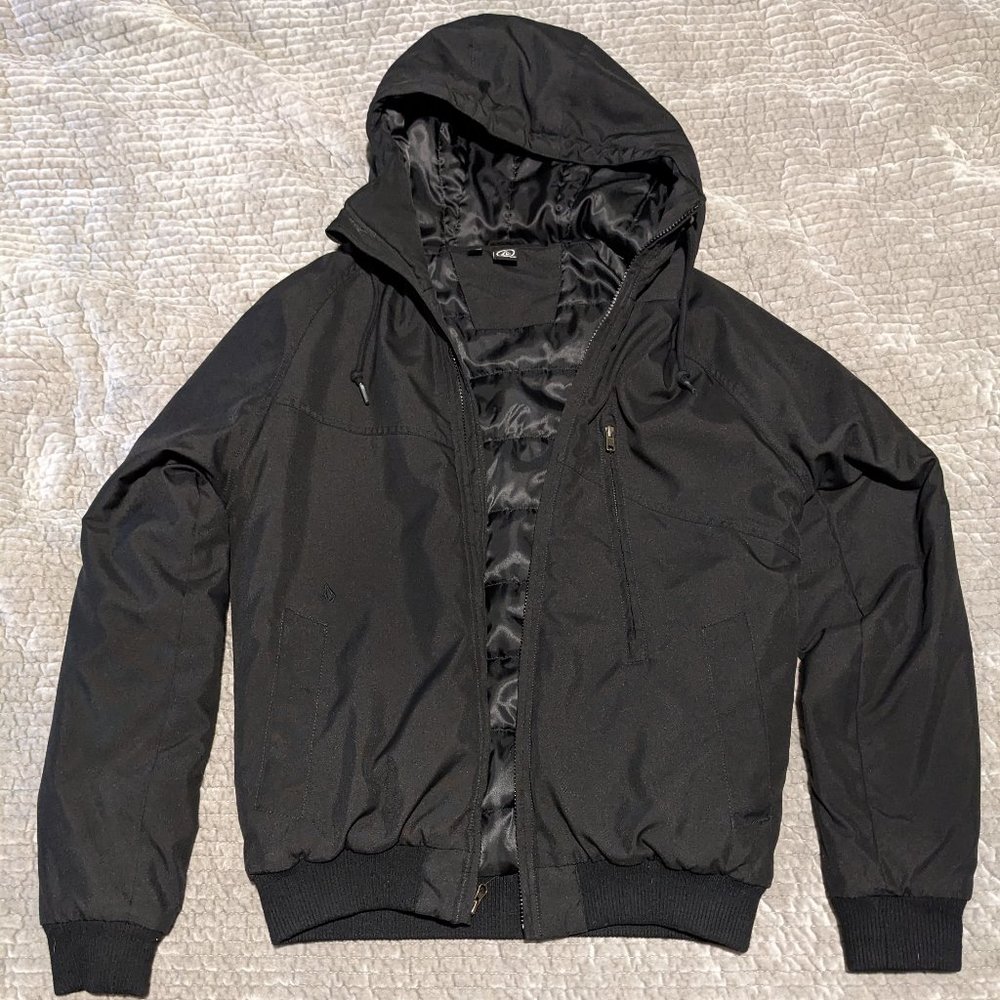 Volcom Hernan 600mm men's medium black insulated water resistant jacket bomber